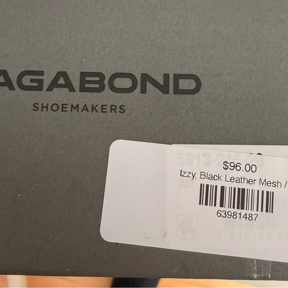 Vagabond Izzy Black Mesh Sandals - Picture 5 of 5